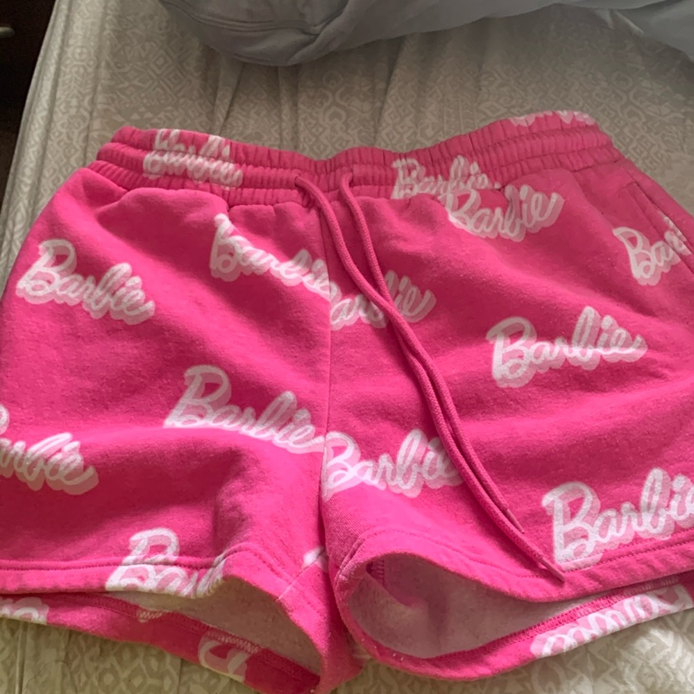 these Barbie shorts are really cute really comfy and perfect for the summertime.
